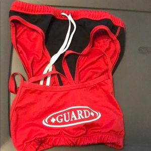 REVERSIBLE Mao Lufeguard bikini set swimsuit